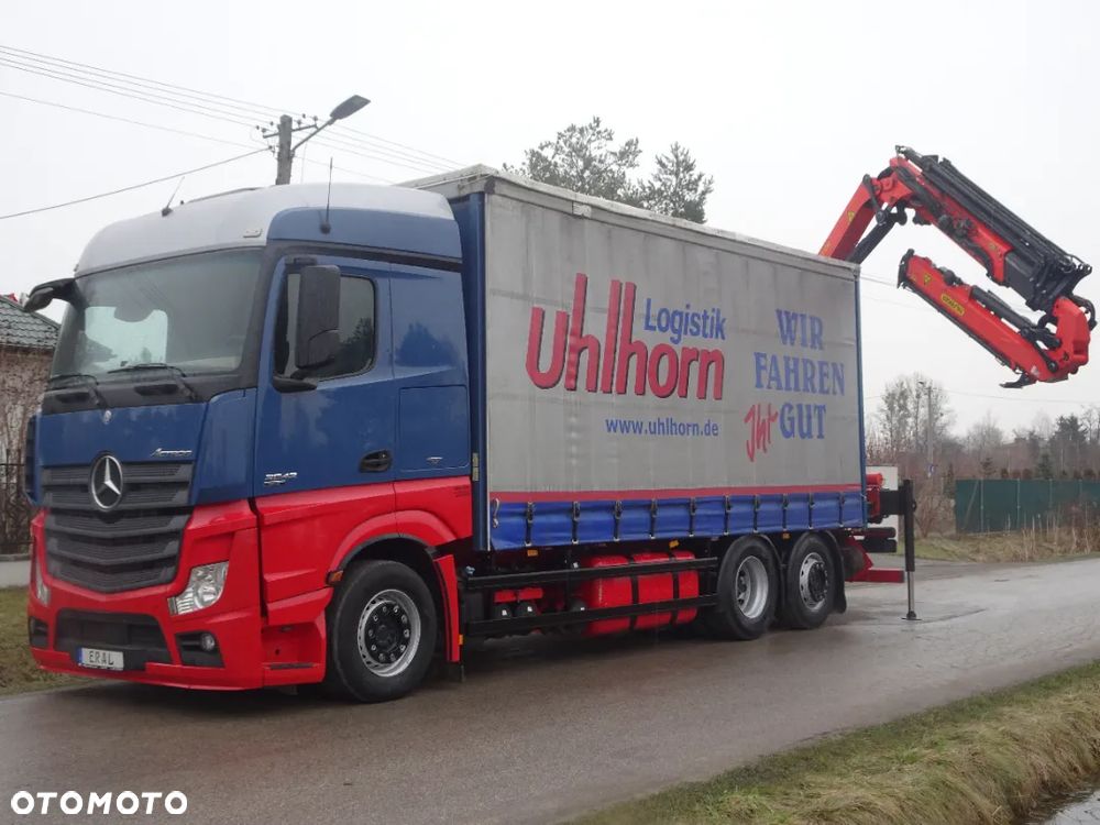 Mercedes-Benz Actros 2542 MP4 EURO 6 HDS Palfinger PK 18002 JIB firanka sprowadzony z Niemiec stan idealny zestaw z przyczepa - 10