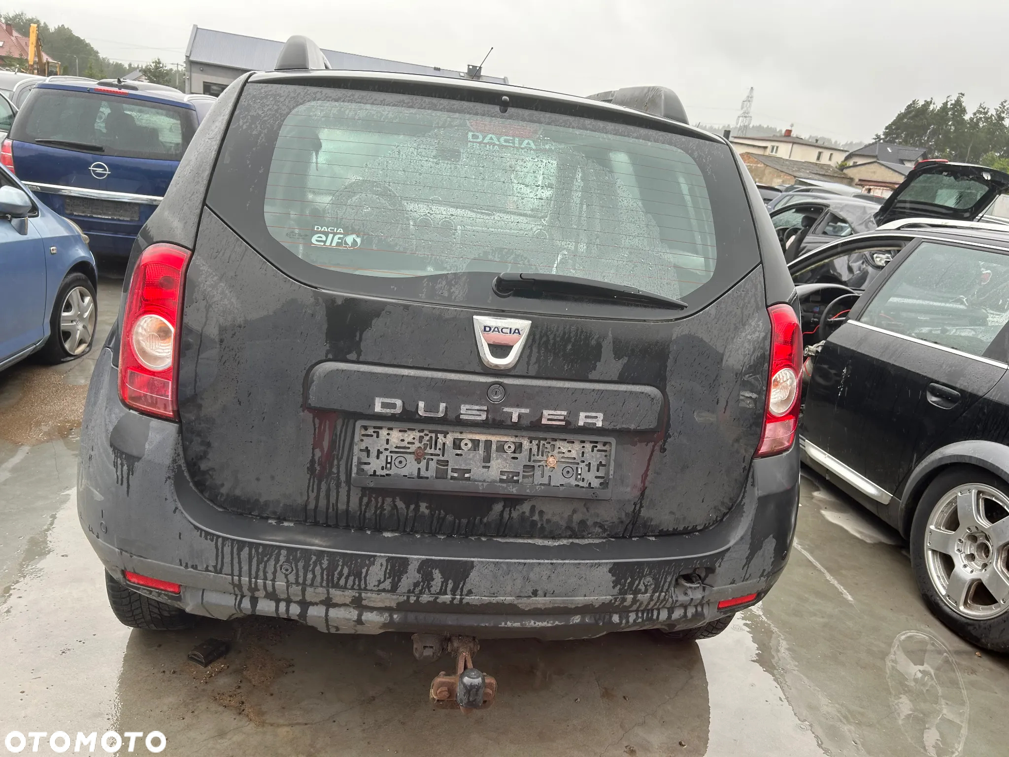 DACIA DUSTER 1 ZDERZAK TYŁ PARKTRONIC KOMPLETNY - 2