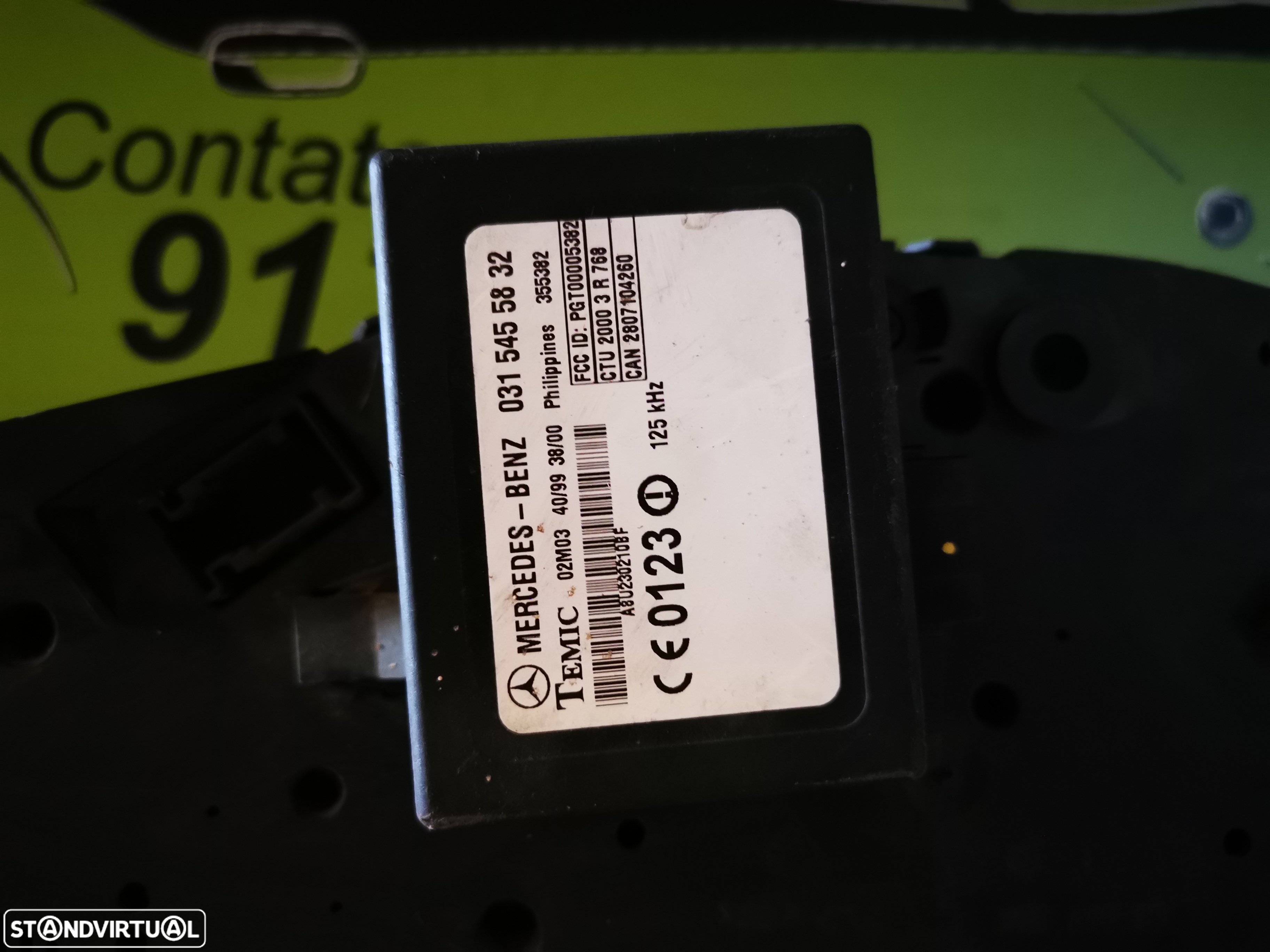 MERCEDES SPRINTER CDI PAINEL INSTRUMENTOS QUADRANTE - Q019 - 6
