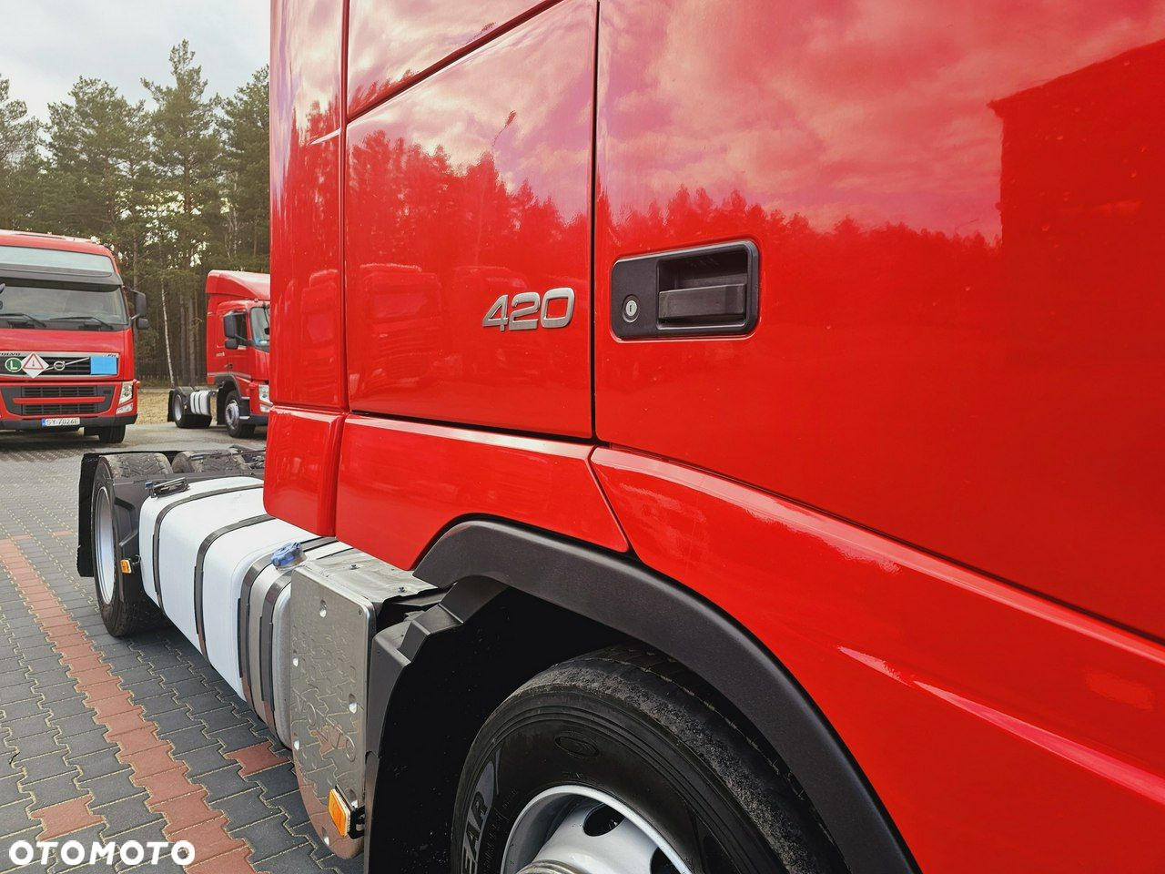 Volvo FH13 XXL 420 EURO 5 2011 r MEGA klima dachowa + KRONE - 9
