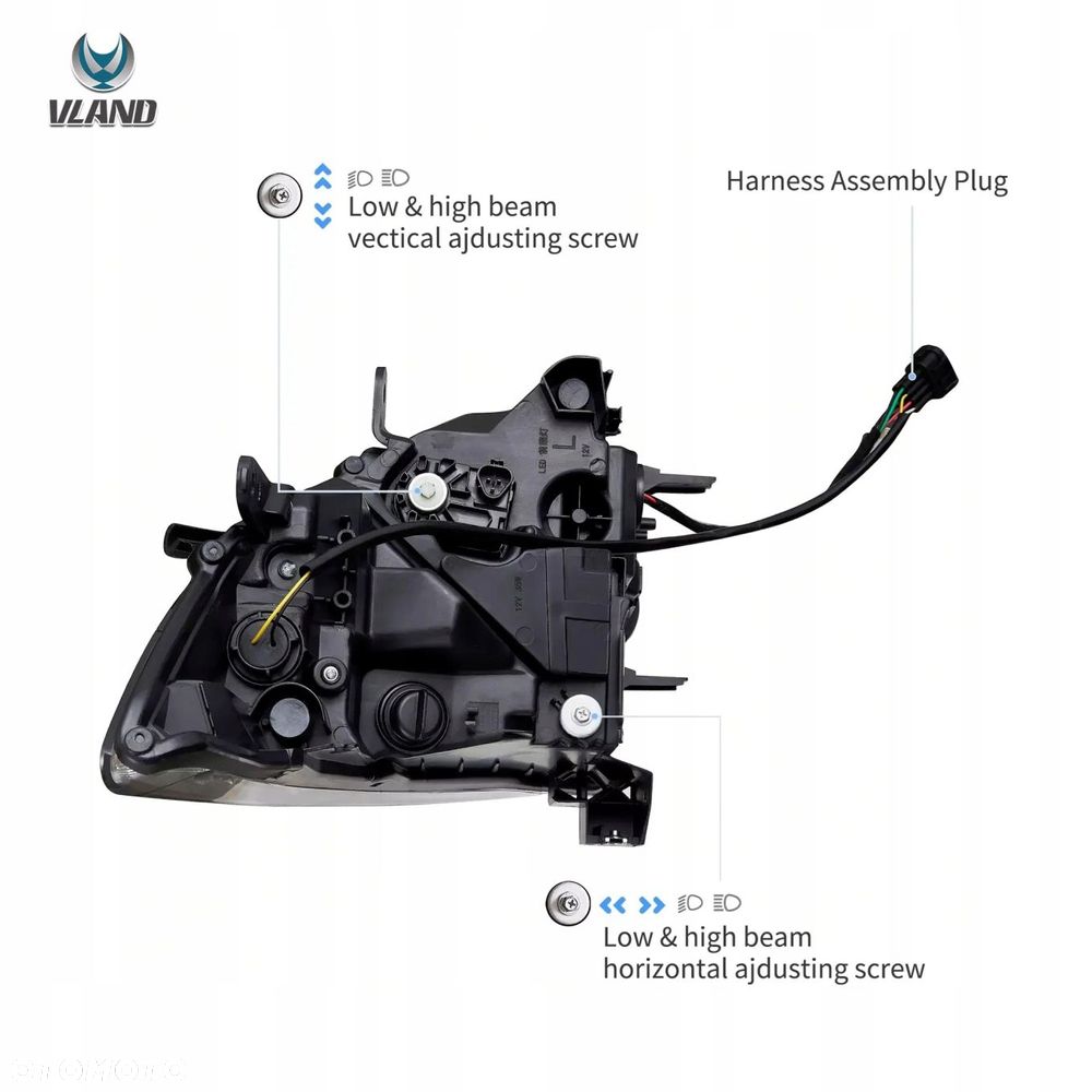 reflektory lampy kpl led neon tuning lift-look nissan gtr gt-r r35 2008-25 - 6