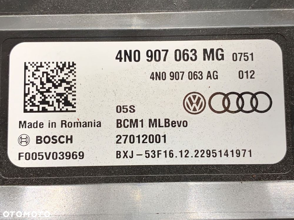 MODUŁ KOMFORTU  AUDI A7 Sportback (4KA) 2017 - 2022 45 TFSI Mild Hybrid quattro 195 kW [265 KM] - 4
