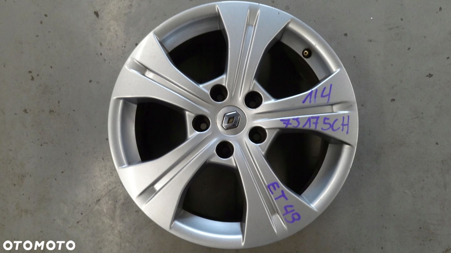 FELGI KOMPLET RENAULT SCENIC III MEGANE III 17 CALI 403000051R ŁADNE - 6