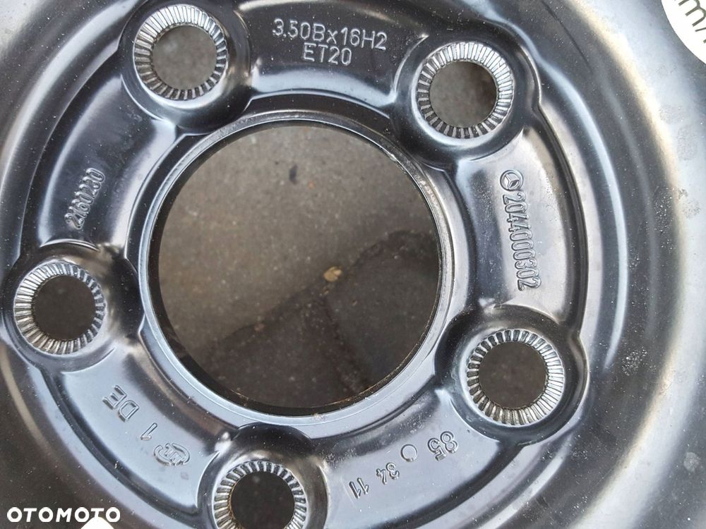 MERCEDES C W204 07-14r KOŁO DOJAZDOWE 16 5X112 LEWAREK - 7