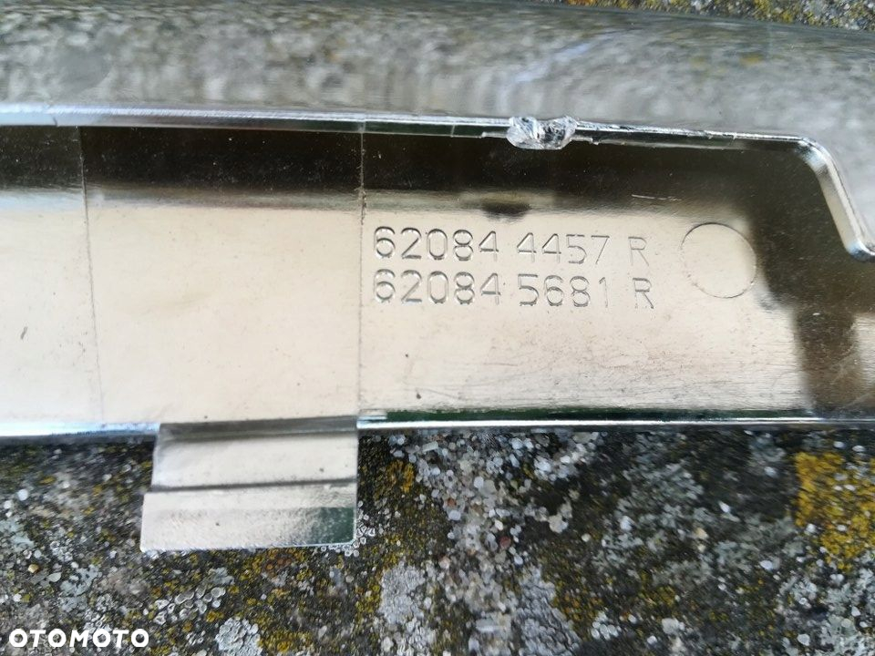 RENAULT SCENIC GRAND III 3 LIFT LISTWA NAKŁADKA CHROM ZDERZAK GRILL PRZÓD - 3