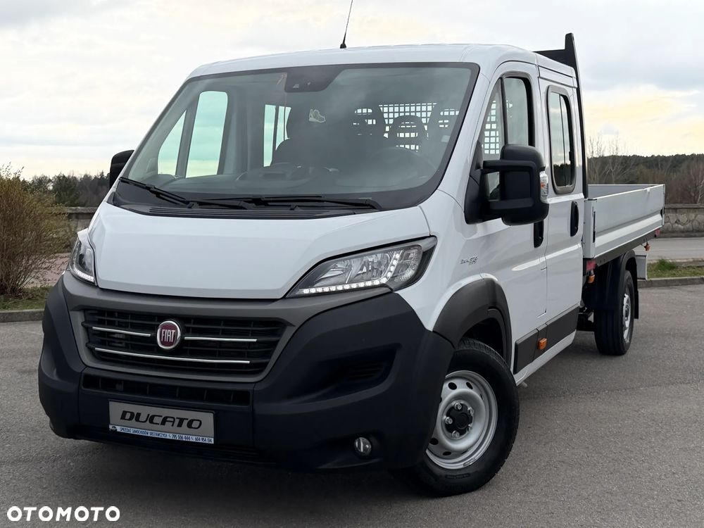 Fiat Ducato Doka 7 osób / Brygadowy / Paka 3.3m / Wzmacniany Maxi Koła 16" / Silnik Iveco 2.3 140km  / Ledy / Bogate wyposażenie / Zadbany jak nowy / 1 Właściciel / Salon PL / FV23% - 16