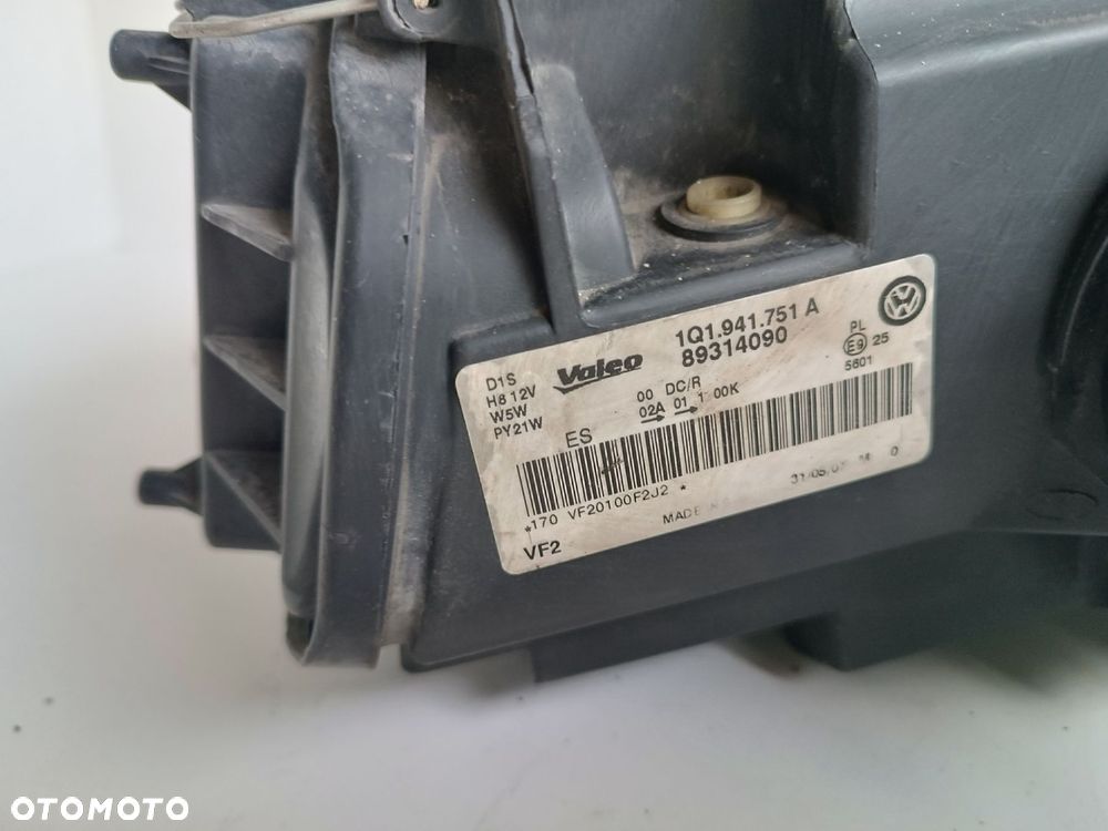 VW EOS 1Q1941751A LAMPA LEWA PRZÓD PRZEDNIA EU - 9