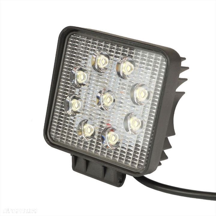 Lumină de lucru pentru stivuitoare pătrată cu LED-uri-10-80 V,27 W,2050 lm - 1