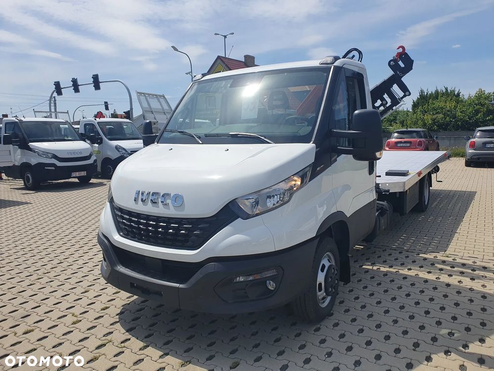 Iveco 50c18 HDS (żuraw 9,6m). Zestaw do okien, szkła, kamienia, dekarski - 6