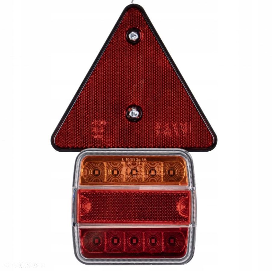zestaw lamp led (p/cz) magnetycznych z trójkątem i przewodem 7,5m blister - 2