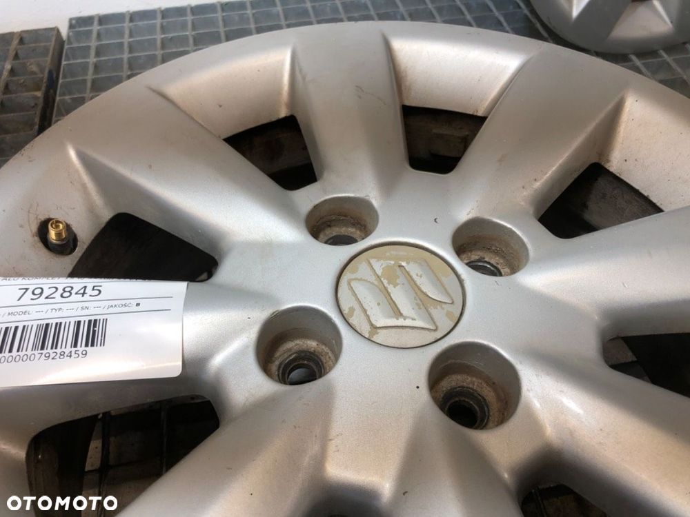 FELGI ALU KOMPLET 15 6J 4X100 53 ET 45  SUZUKI   DH6019 - 7