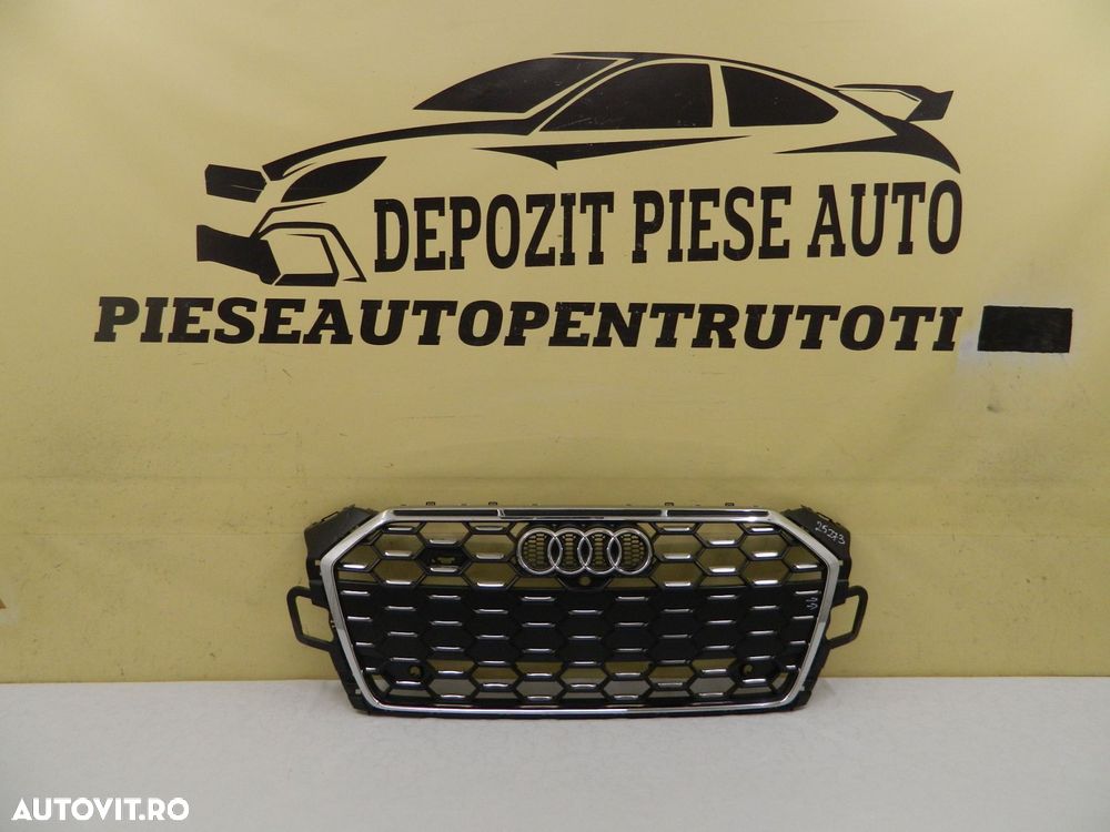 Grila radiator Audi A5 B9  S-Line facelift, 2020, 2021, 2022, 2023, 2024, 2025. - 2