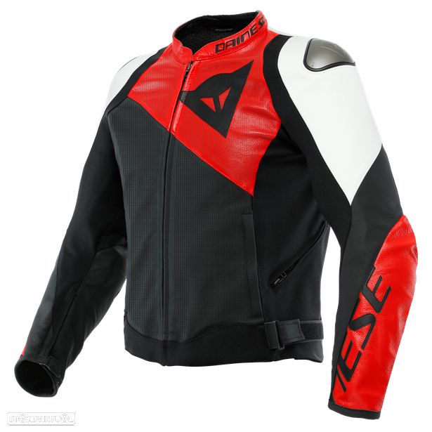 casaco pele dainese sportiva perfurado - 4