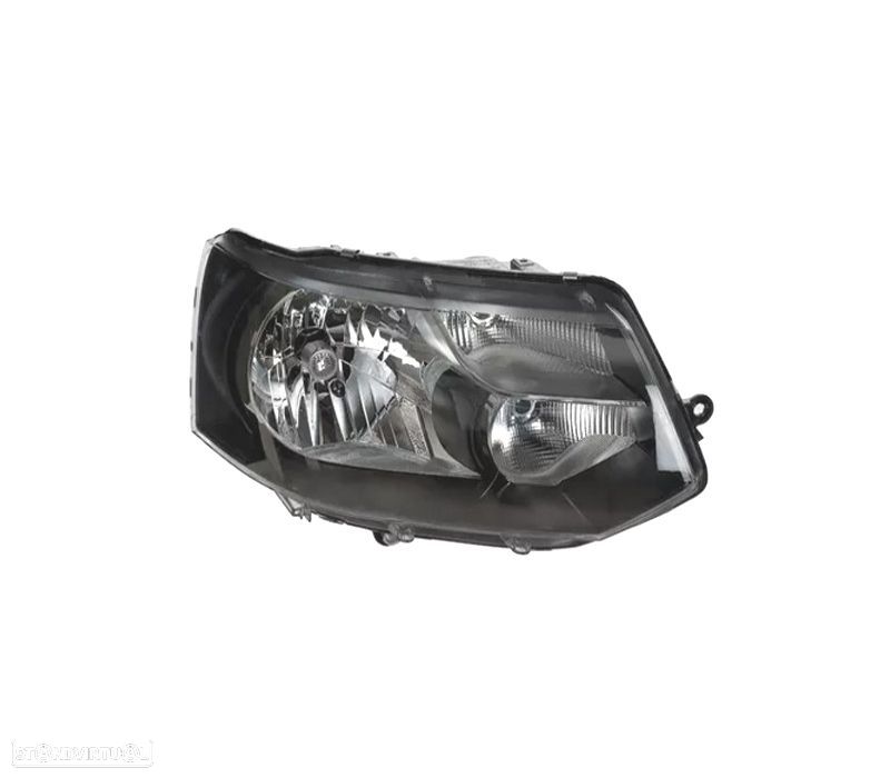 FAROL DIR PARA VOLKSWAGEN VW T5 10-15 PRETO - 1