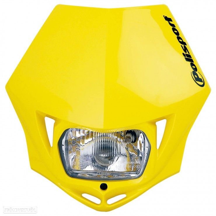 porta farol polisport mmx amarelo - 1