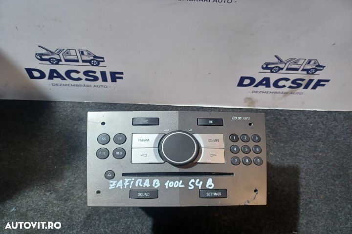 Radio cd 344183129 13190742 Opel Zafira B [2005 - 2010] Minivan 5-usi - 1