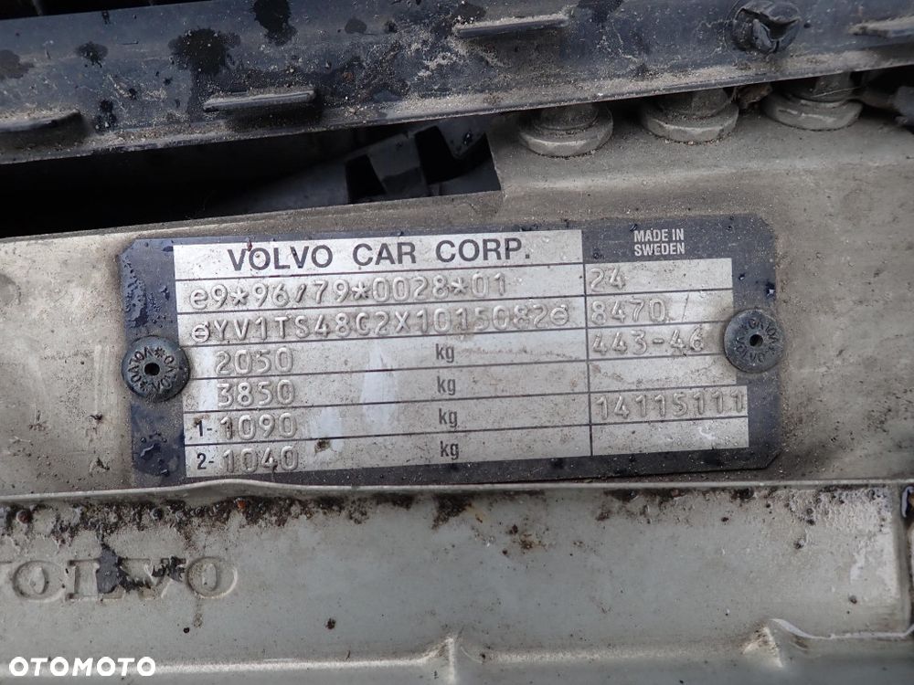 CZĘŚCI - Volvo S80 I 2,0 T 163KM B5204T4 FILM SEDAN M56 lakier 443-46 2000r. INDEX - 10058 - 7