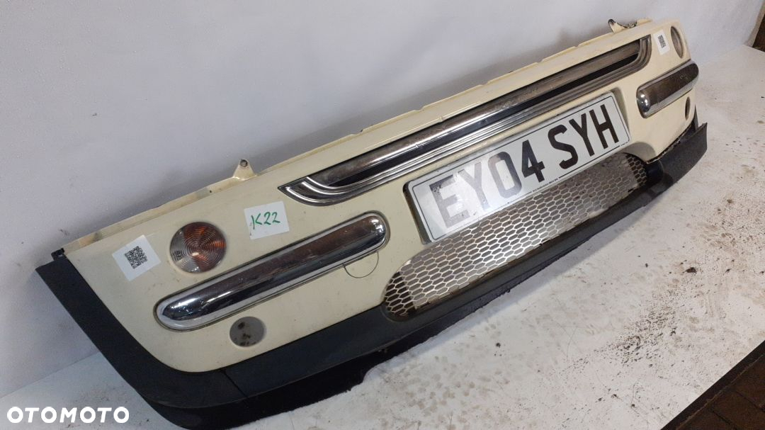 ^ ZDERZAK PRZÓD PRZEDNI DO MINI COOPER PEPPER WHITE BIAŁY HALOGENY - 2
