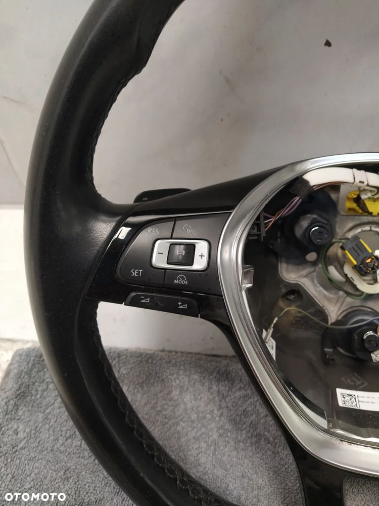 VW TIGUAN II KIEROWNICA MULTIFUNKCYJNA ŁOPATKI ORYGINAŁ - 7