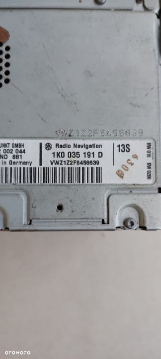 Radio Fabryczne Navi CD MP3 VW Passat B6 1k0035191d - 2