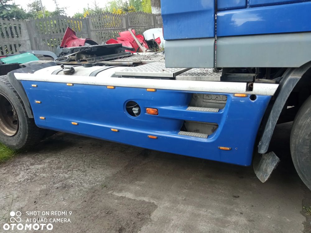 zabudowy międzyosiowe, owiewka, prawa lewa DAF XF 105 EURO 5 komplet