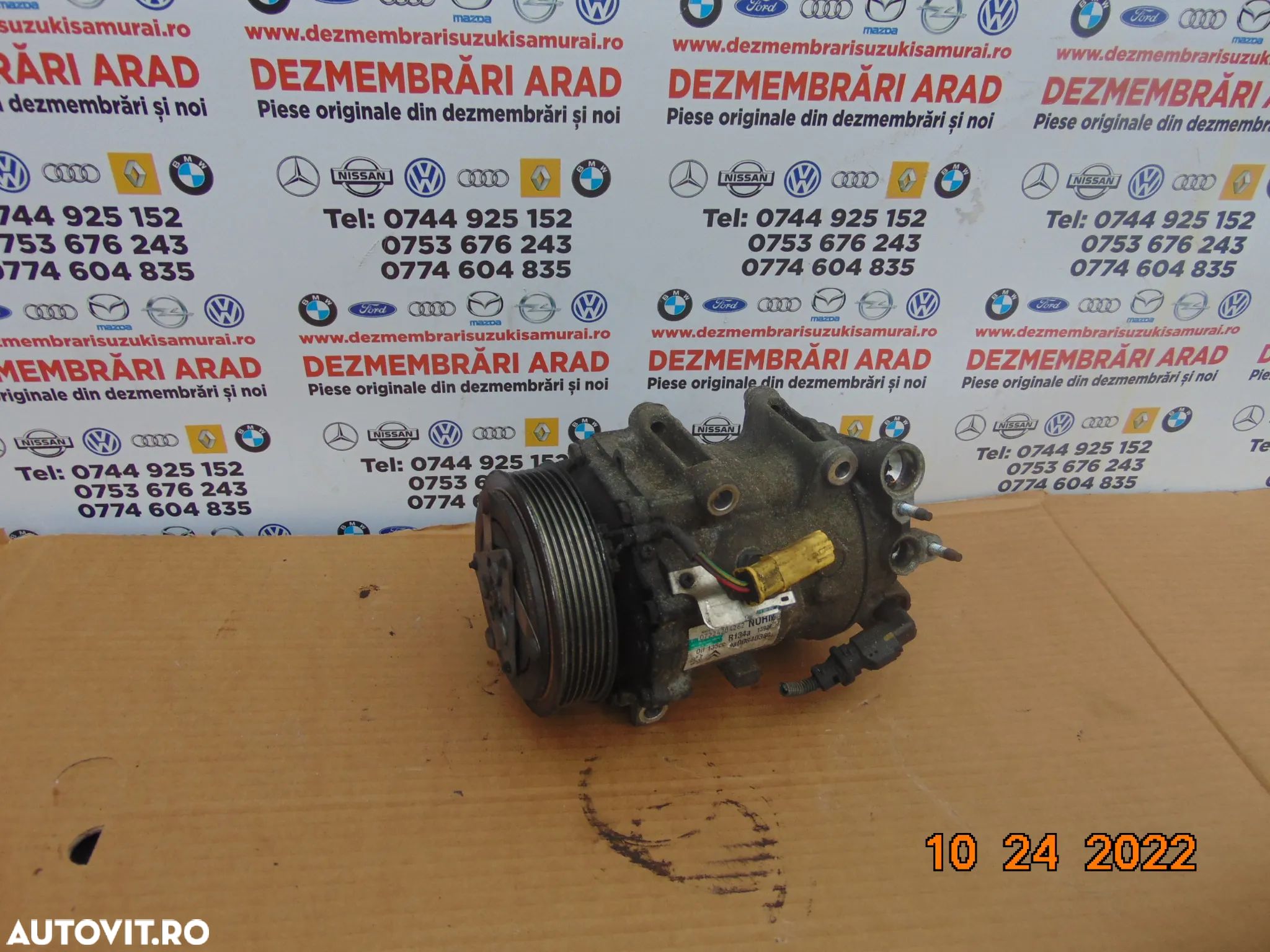 Compresor clima Peugeot 2.0 euro 5 508 Citroen c5 2.0 2.2 rh01 jumpy expert 407 607 - 1