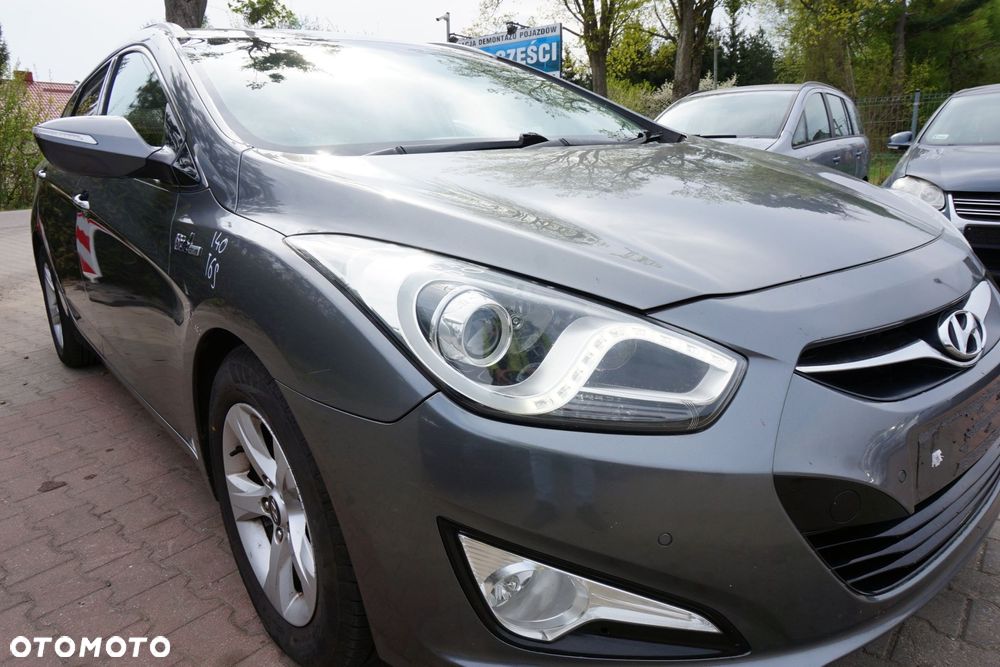 MASKA ZDERZAK BŁOTNIKI LAMPY I40 VF T6S  HYUNDAI 2011-2014 SZARY PRZÓD KOMPLETNY - 30