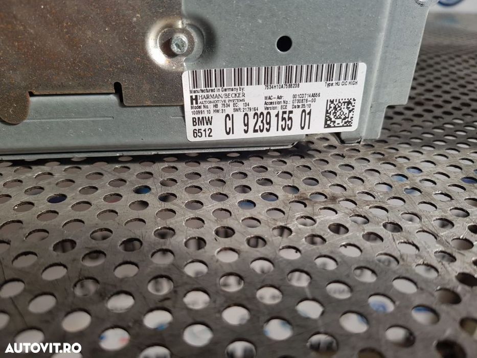 Unitate Navigatie BMW F10 F11 F01 F02 F06 F07 F12 F13 Cod 9239155 - 2