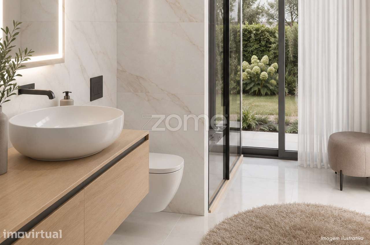 Apartamento T2 novo com varandas e garagem box na Azambuja - Grande imagem: 5/6