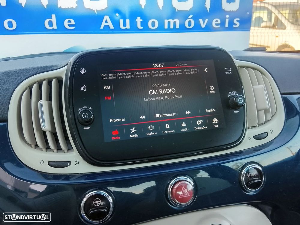 Fiat 500 1.2 Lounge S&S - 10