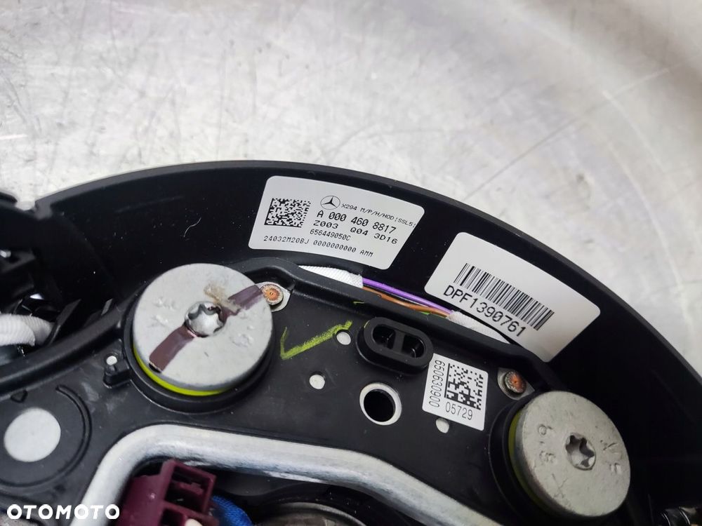 MERCEDES W206 W177 W213 W247 W257 KIEROWNICA SKÓRA ŁOPATKI A0004608817 - 10