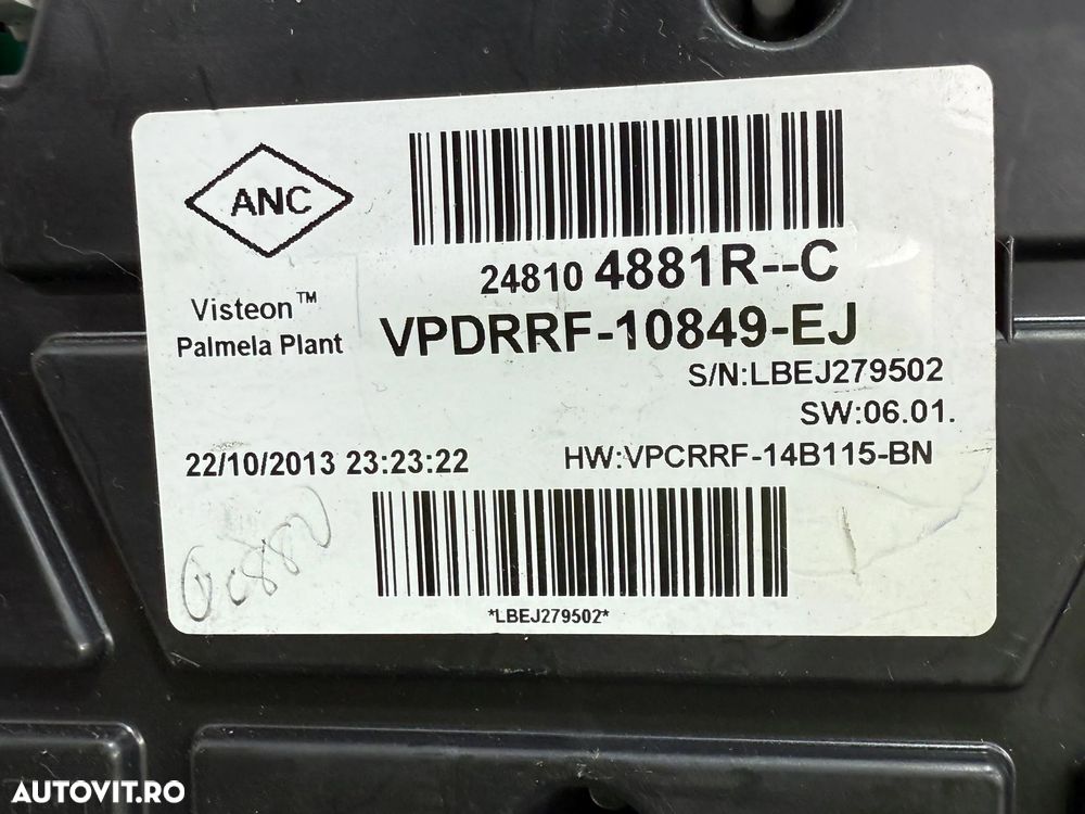 CEAS BORD RENAULT CAPTUR MO 1.5 DIESEL 2014 COD OEM 248104881RC VPDRRF10849EJ 2013-2019 - 8