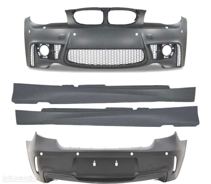KIT CARROÇARIA BMW E87 LOOK 1M PDC - 4