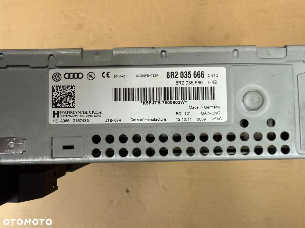 AUDI A5 8T LIFT JEDNOSTKA MULTIMEDIA PANEL MMI 3G HARMAN 8R2035666 - 5