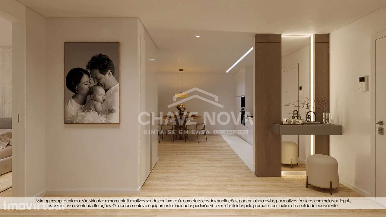 T1 Novo c/ Lugar de Garagem em Santa Marinha (Devesas) - Grande imagem: 4/19