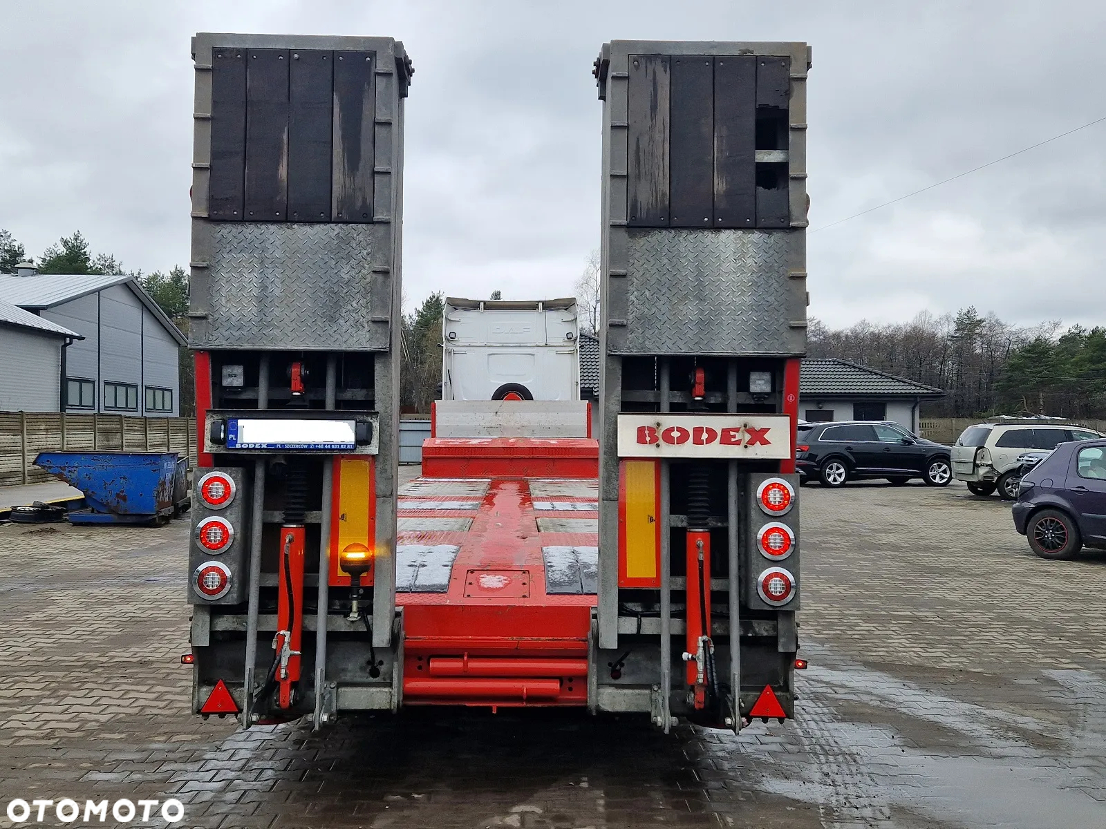 Bodex NACZEPA NISKOPODŁOGOWA ROZSUWANA 3 OSIE LAWETA ZESTAW - 3