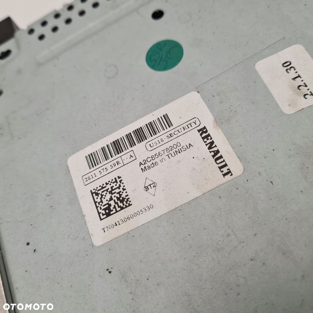 renault zoe radio nawigacja navi gps kod - 3