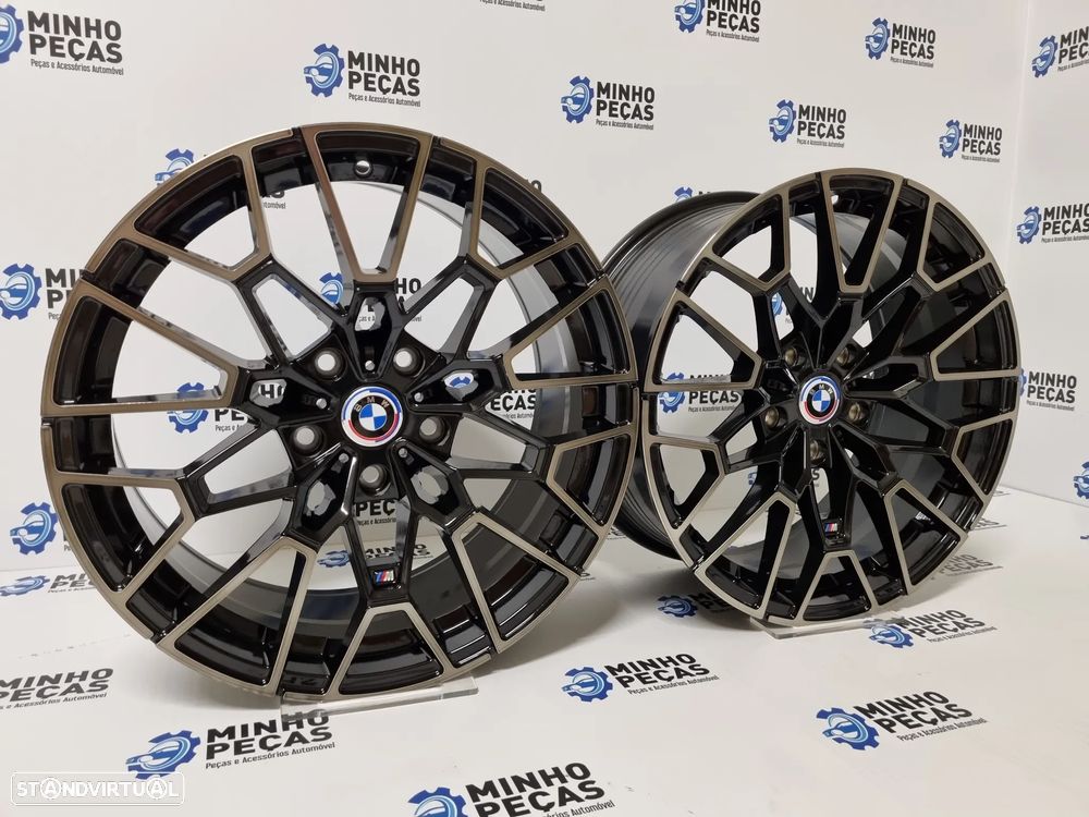 Jantes BMW Novo M4 CSL 827M em 19 Preto Face Brushed (5x120) - 2