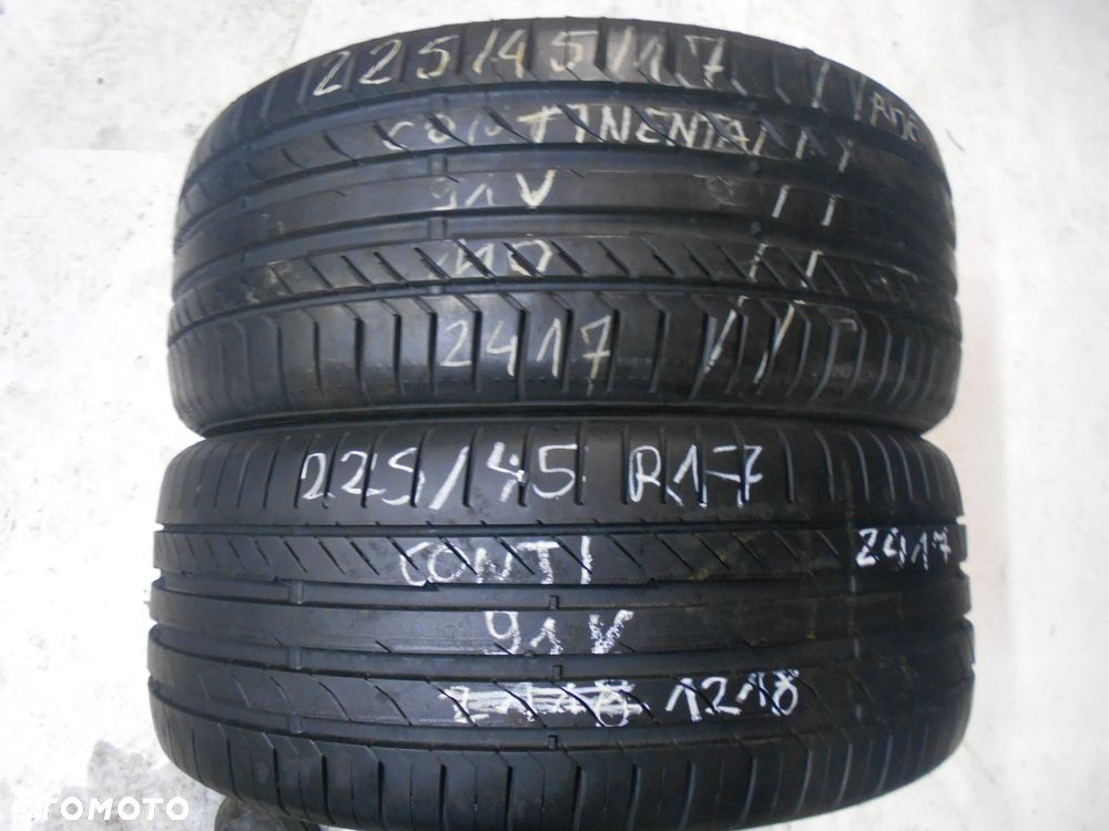 OPONY 225/45R17 CONTINENTAL CONTI SPORT CONTACT 5 MO DOT 1218 / 2417 7.9MM - 1