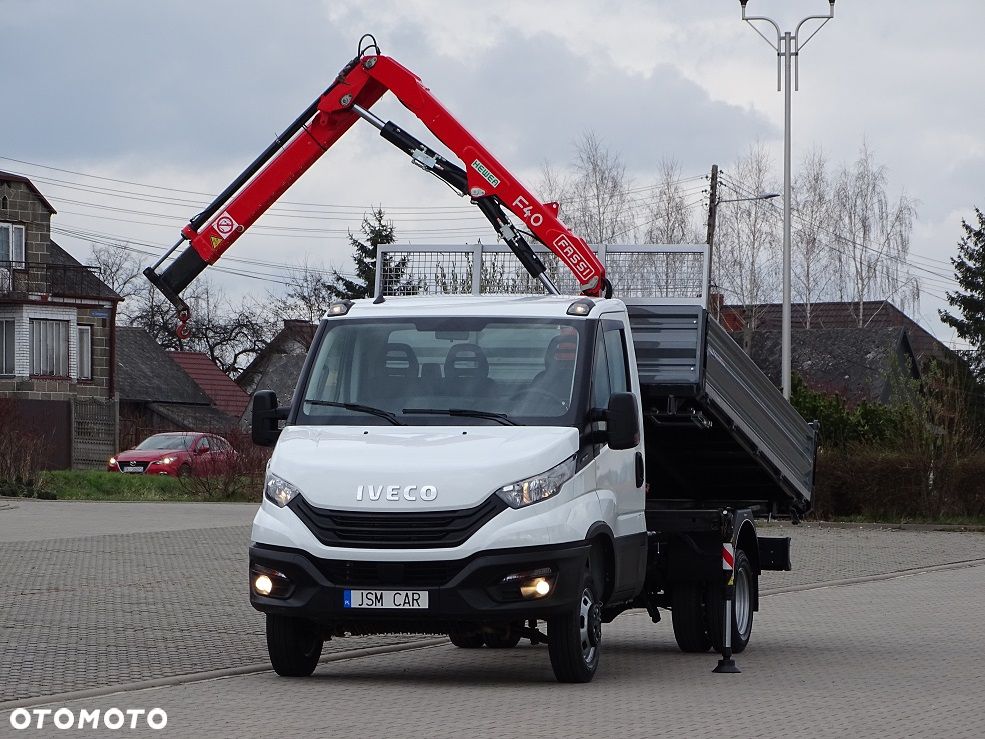 Iveco Daily 50C16 3.0 Wywrotka 3.57 m.+ HDS ŻURAW FASSI 1500 kg. 69 Tyś. Km. SALON PL!! 1 Wł.!! JAK NOWY!! - 4