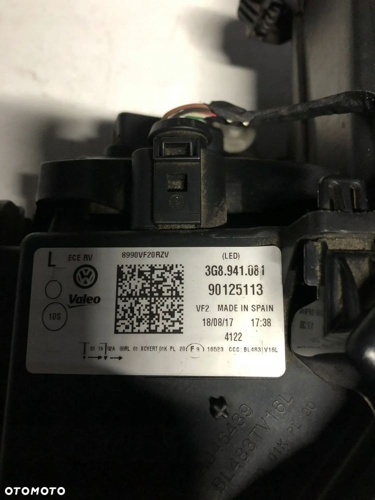 Reflektor lewy Volkswagen Arteon 2019 - 5