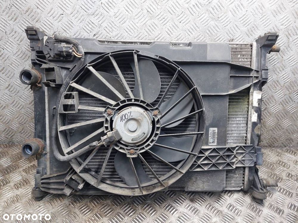 CHŁODNICE KOMPLET + WENTYLATOR RENAULT SCENIC II 2.0 16V 8200151465 - 1