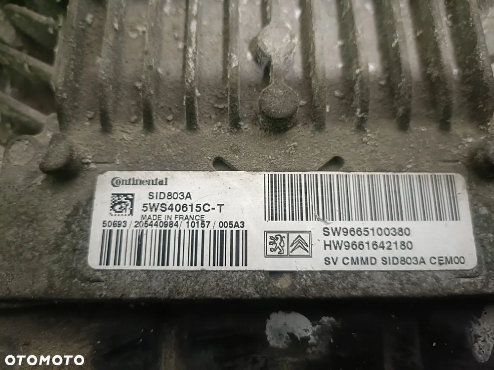 FIAT SCUDO II 06-13 2,0 HDI komputer sterownik silnika CONTINENTAL 5WS40615C-T * - 2