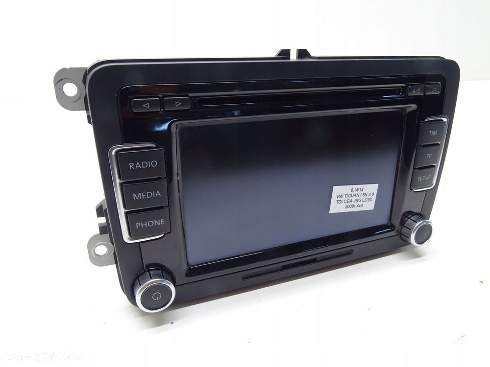 RADIO CD NAVI NAVIGACJA 3C8035195 VW SCIROCCO III TIGUAN 5N GOLF VI - 3
