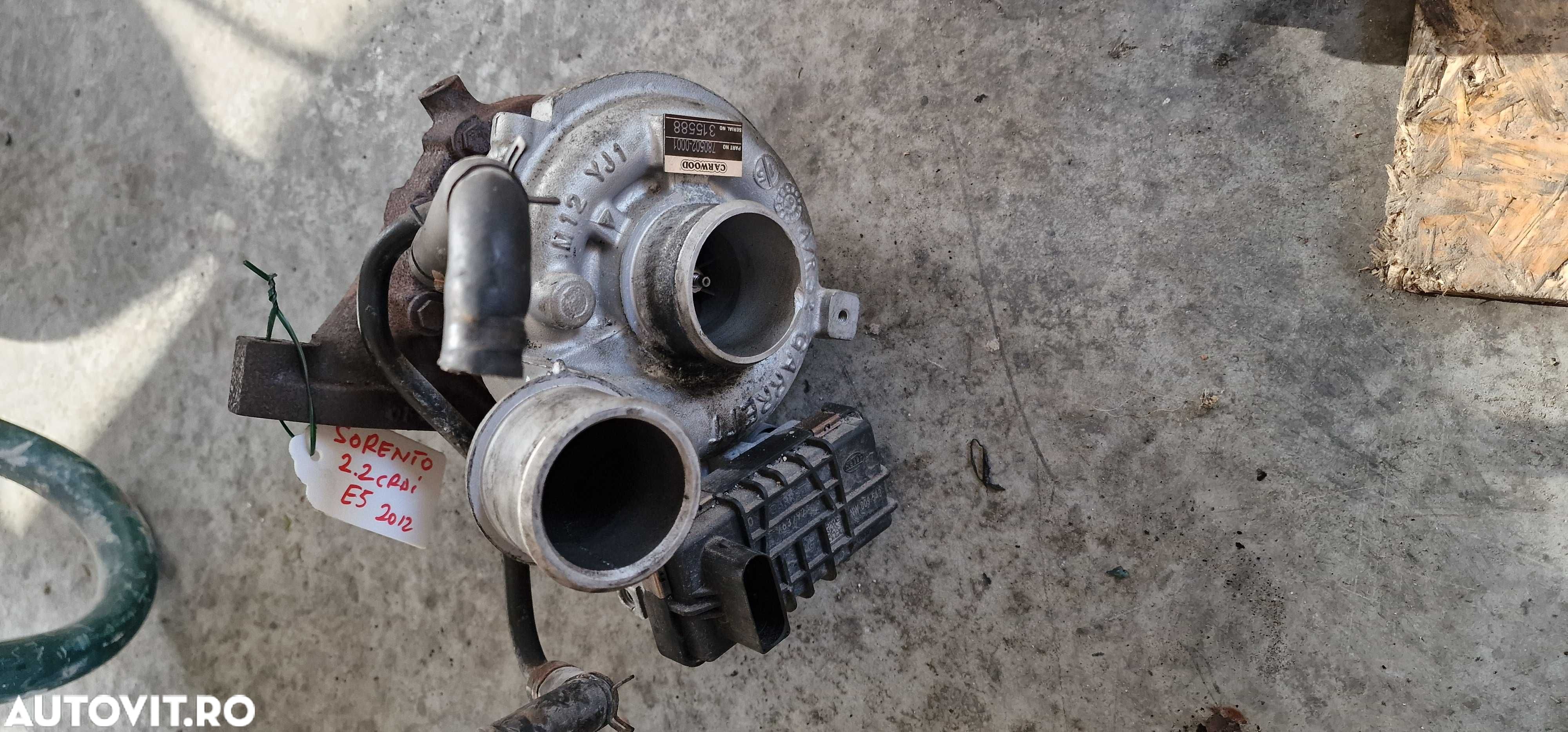 Turbo Turbina Kia Sorento Hyundai Santa Fe 2.2D E5 197CP  780502-o001 - 1