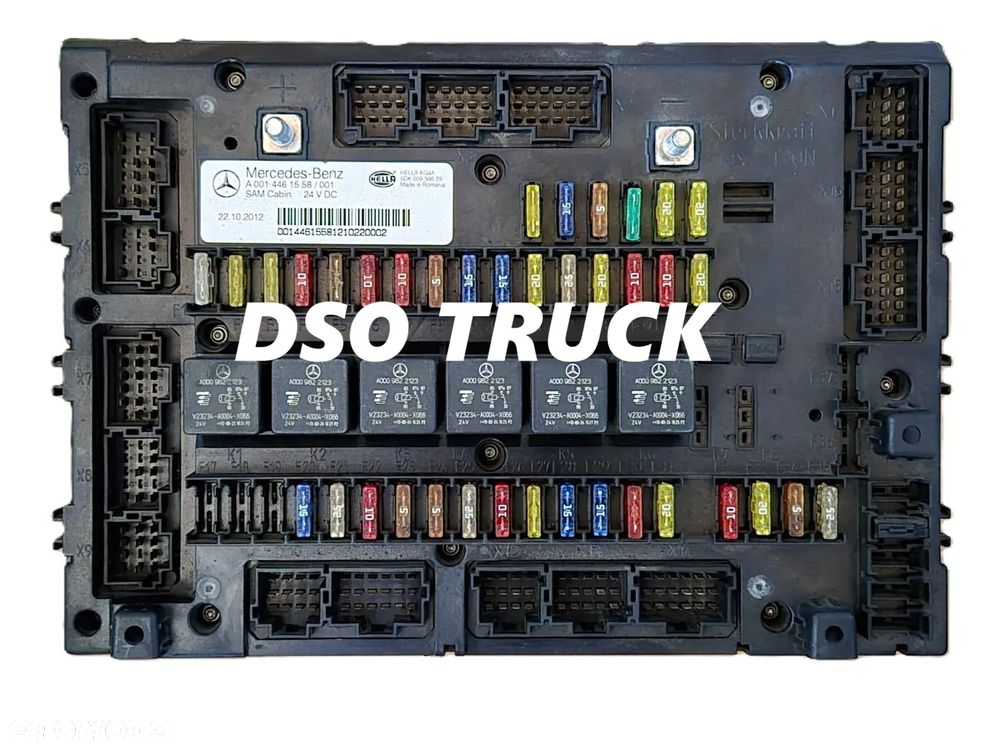 Skrzynka Tablica Modul Plyta bezpiecznikow A0014461458 A0014461558 MERCEDES MP4 - 4