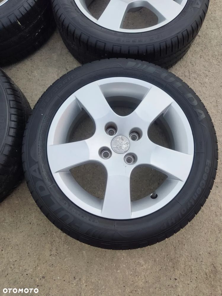 4x108 Felgi Aluminiowe Alufelgi Oryginalne 16 Koła Letnie Lato CITROEN BERLINGO C2 C3 C4 PEUGEOT PARTNER 1007 207 307 SW 208 6,5mm Legnica ALU-RAD 195/55 - 21