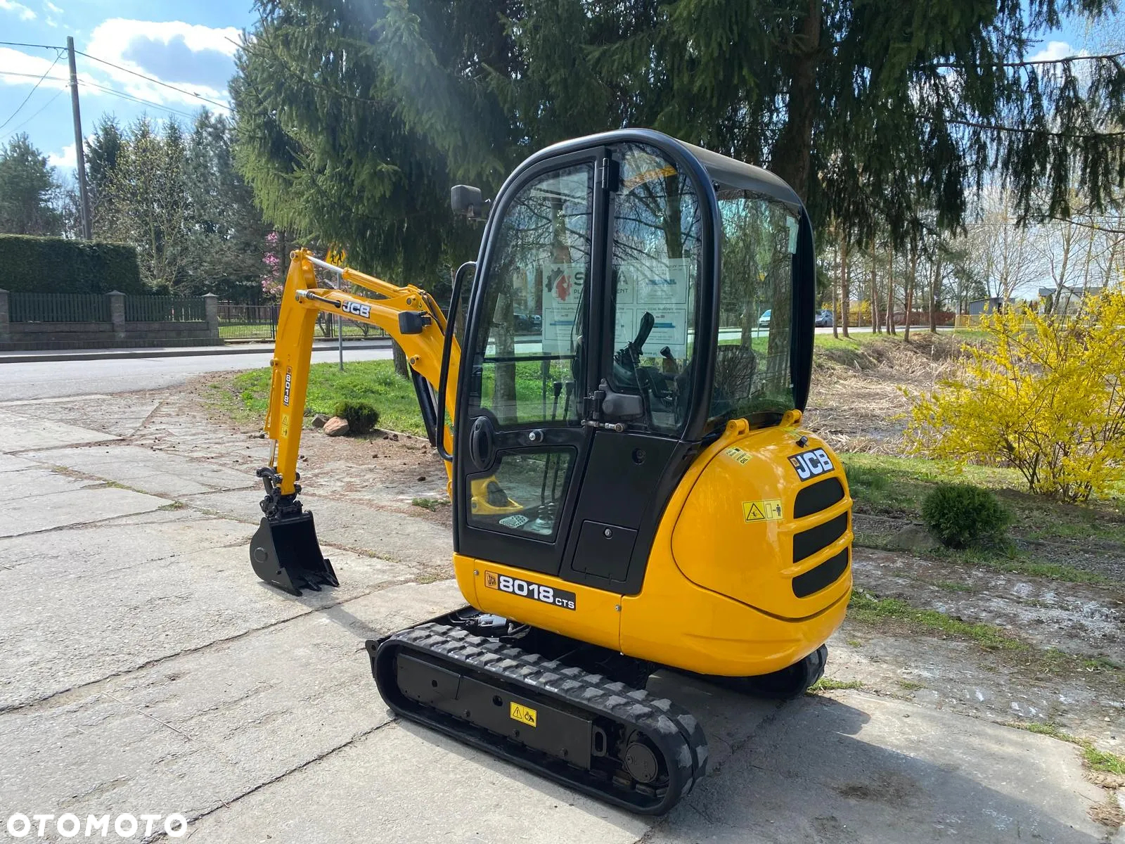 JCB 8018cts | 2008r | tylko 1910mtg | po przeglądzie | FV - 2