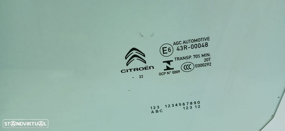 Vidro porta frente esquerda CITROËN C3 III (SX) - 2