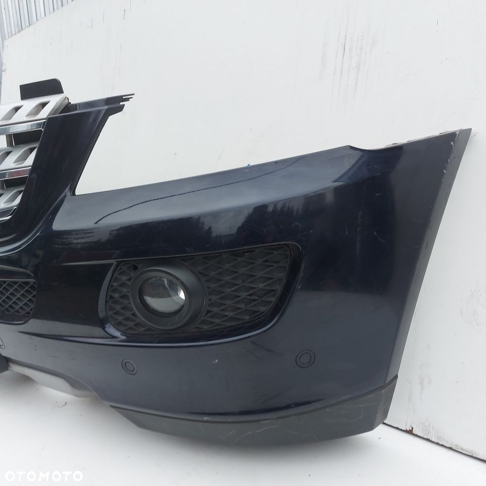 ZDERZAK PRZOD PRZEDNI KOMPLETNY MERCEDES ML W164 ORYGINAL DEMONTAZ ATRAPA GRILL KRATKI HALOGENY - 3